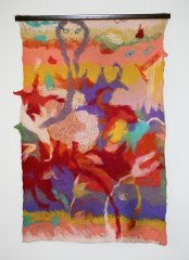 Девушка Весна. 2004. Войлок. 146х106
